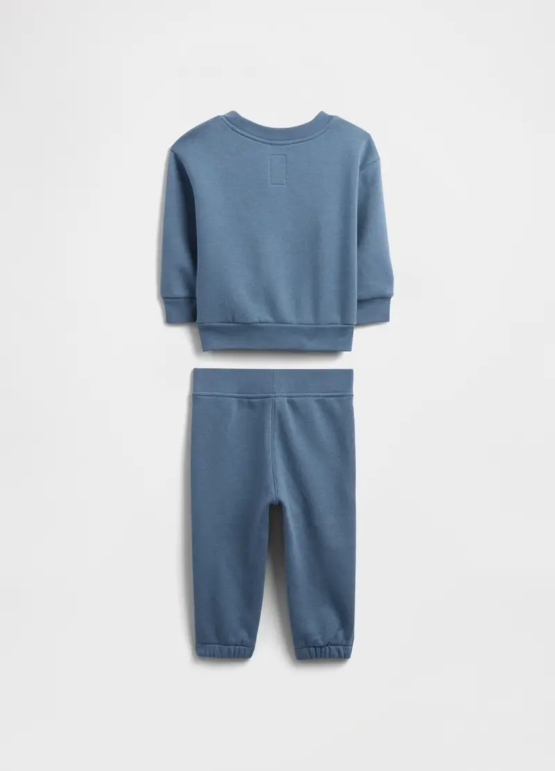 Set Azzurro Con Felpa E Pantaloni, Unisex, Blu miniatura 2