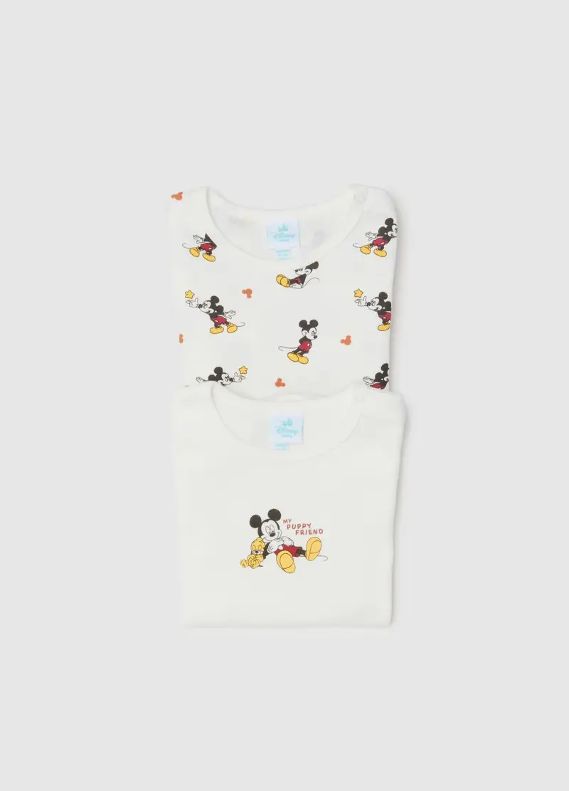 OVS, Set Bipack Body Da Neonato In Puro Cotone Bianco, Bambino, Bianco, Taglia: 9-12 miniatura 3