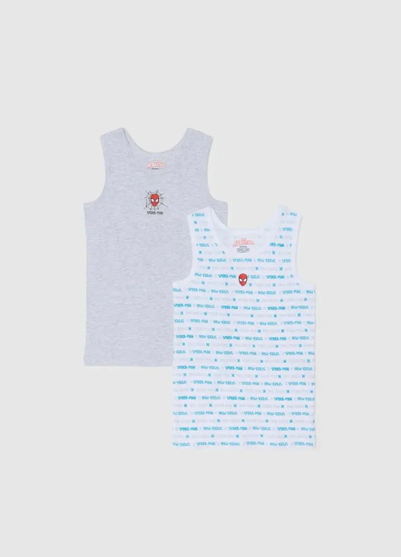 OVS, Set Bipack Canotte Da Bambino In Puro Cotone Multicolor Regular Fit, Multicolor, Taglia: 7-8