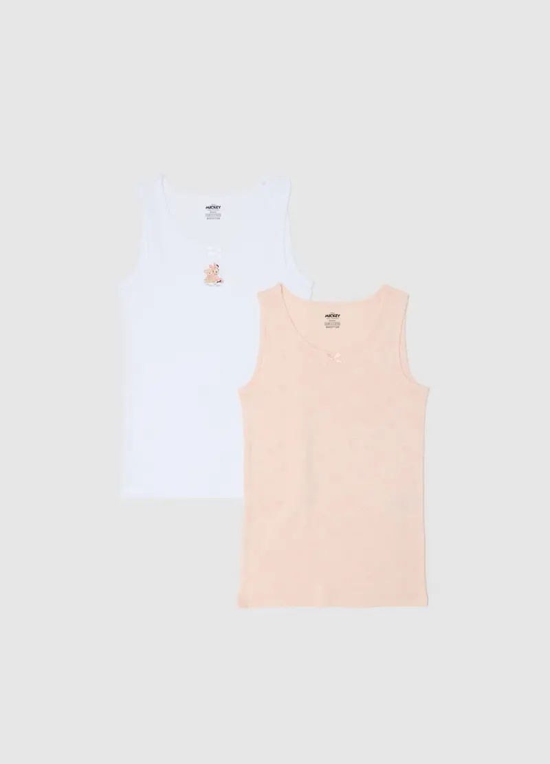 OVS, Set Bipack Magliette Da Bambina In Puro Cotone Multicolor Regular Fit, Multicolor, Taglia: 3-4