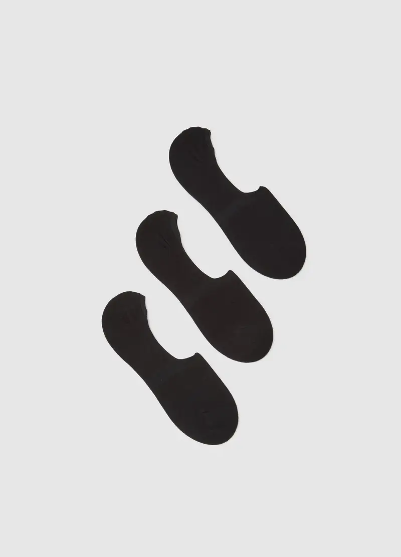 OVS , Set Calzini In Misto Cotone Nero, Uomo, Nero, Taglia: 38-42