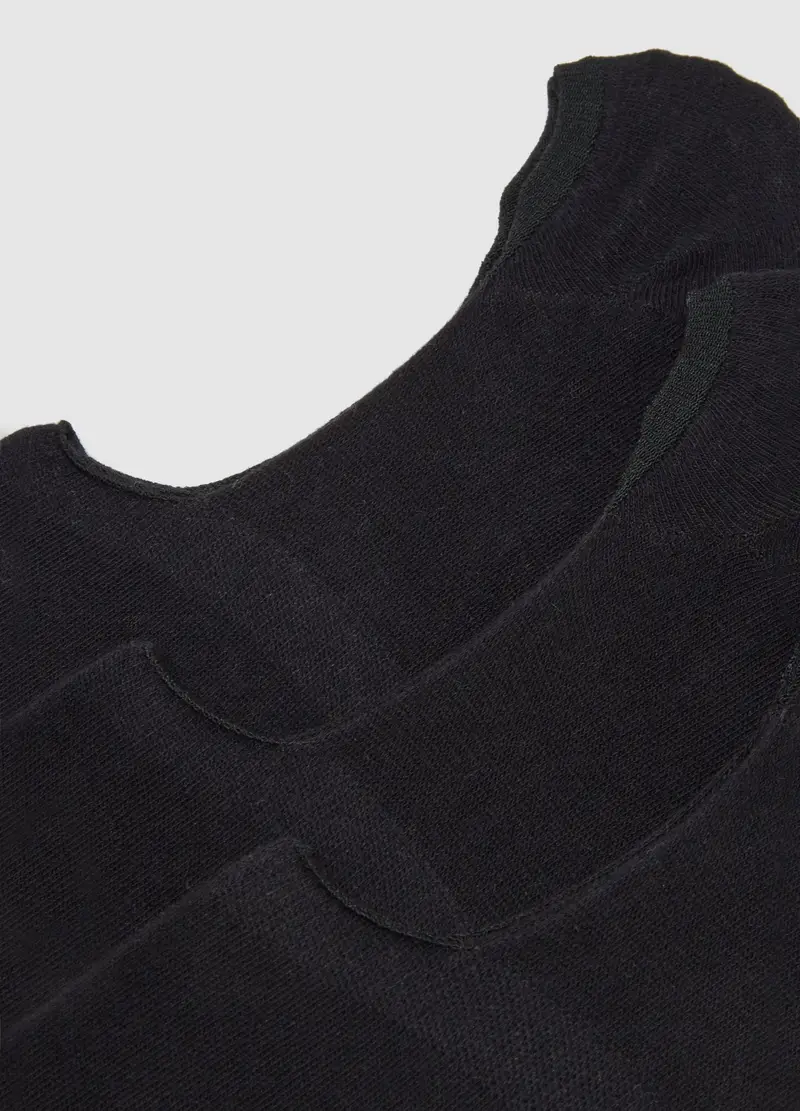 OVS, Set Calzini In Misto Cotone Nero, Uomo, Nero, Taglia: 38-42 miniatura 2