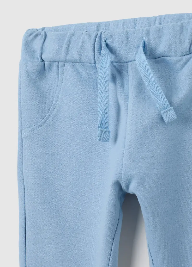 OVS, Set Da Neonato In Puro Cotone Bianco E Azzurro, Bianco, Taglia: 1-3 miniatura 2