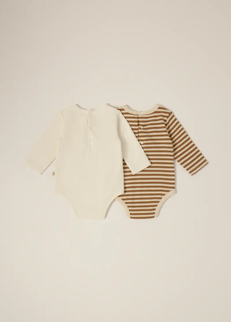 Set Di Body Multicolor Per Neonato In Cotone, Multicolor miniatura 2