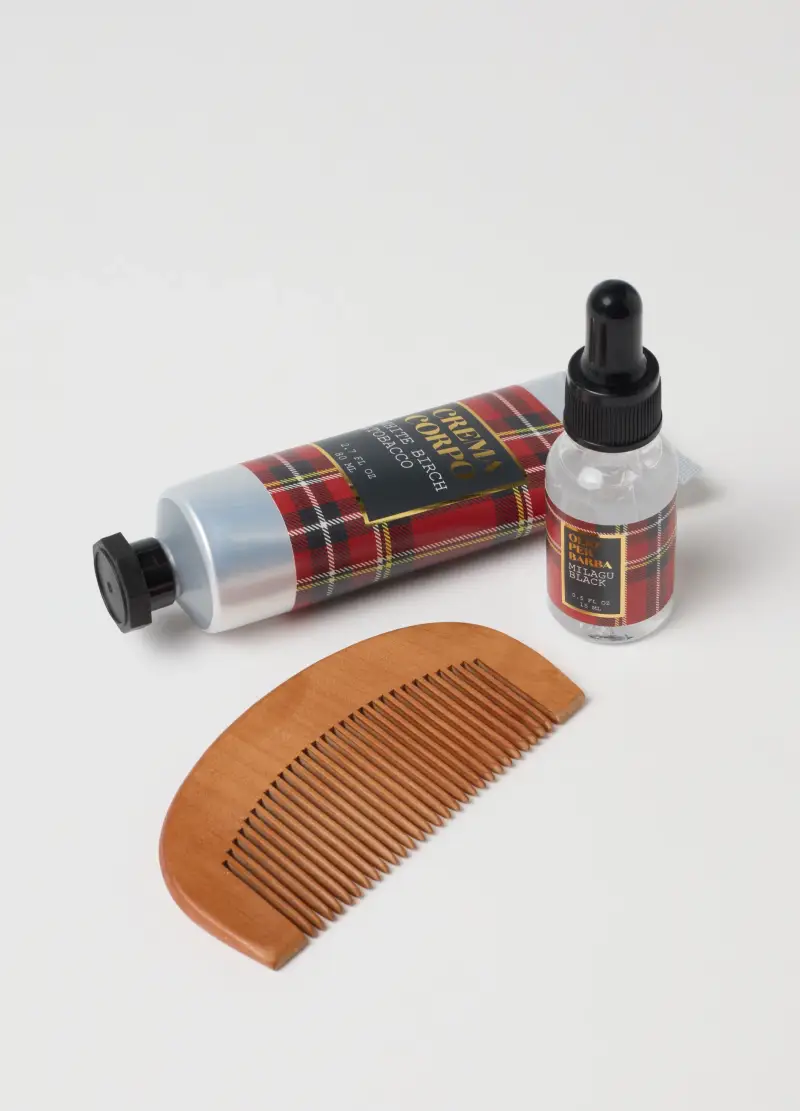 Set Per La Cura Della Barba, Uomo, Nero miniatura 3