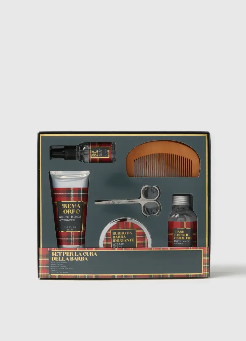 Set Per La Cura Della Barba, Uomo, Nero