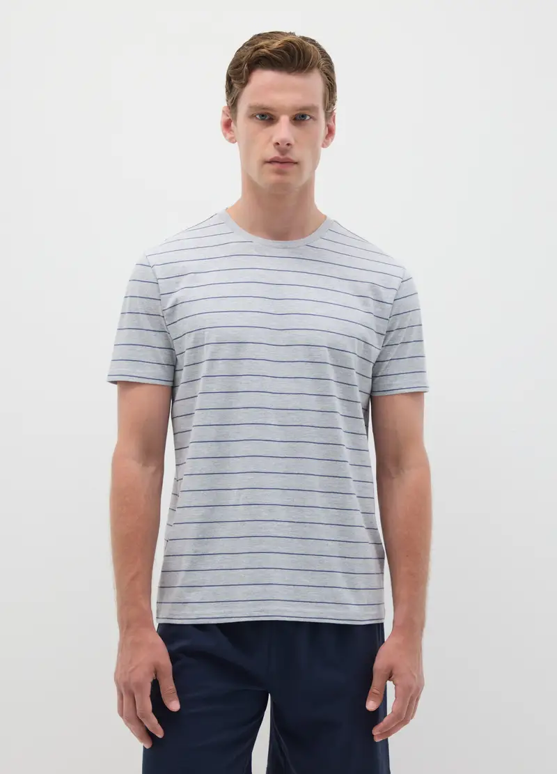 Set Pigiama In Cotone Multicolor Regular Fit, Uomo, Multicolor miniatura 2