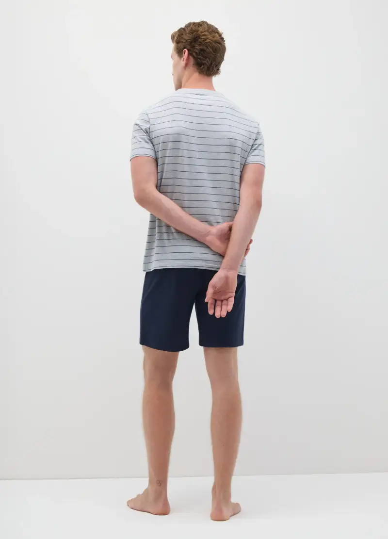 Set Pigiama In Cotone Multicolor Regular Fit, Uomo, Multicolor miniatura 3