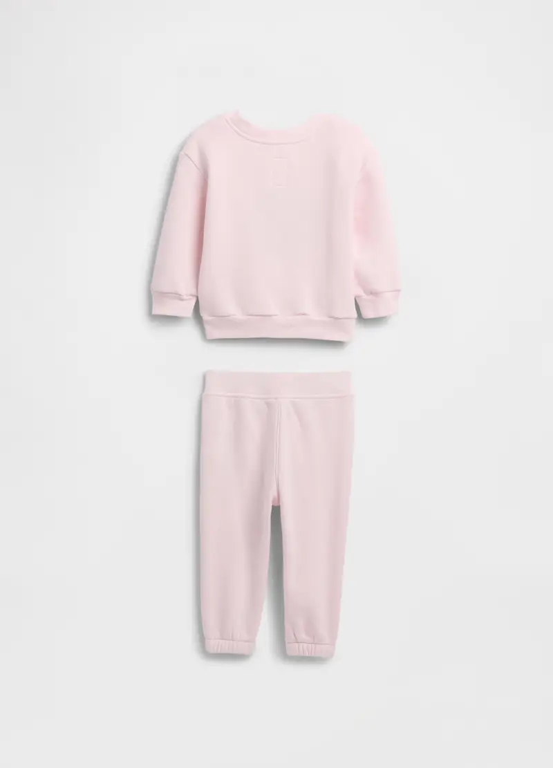 Set Rosa Con Felpa E Pantaloni, Unisex, Rosa miniatura 2