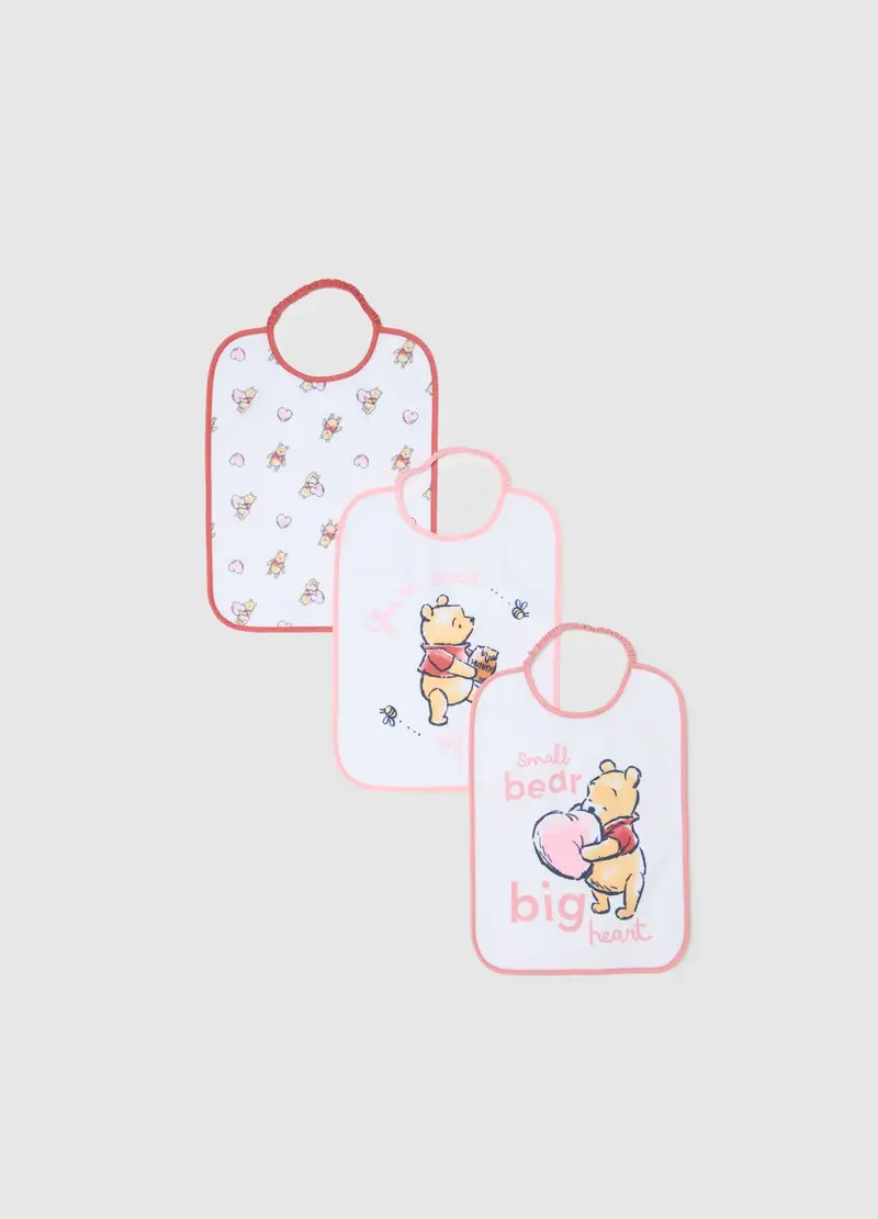 OVS, Set Tripack Bavette Da Neonata In Misto Cotone Multicolor, Multicolor, Taglia: T.U.