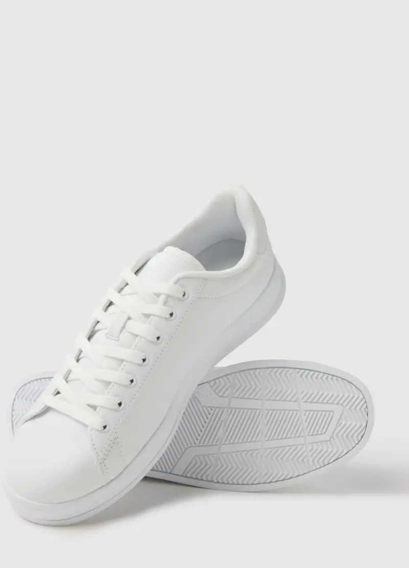 Sneakers Casual Bianche, Uomo, Bianco miniatura 3