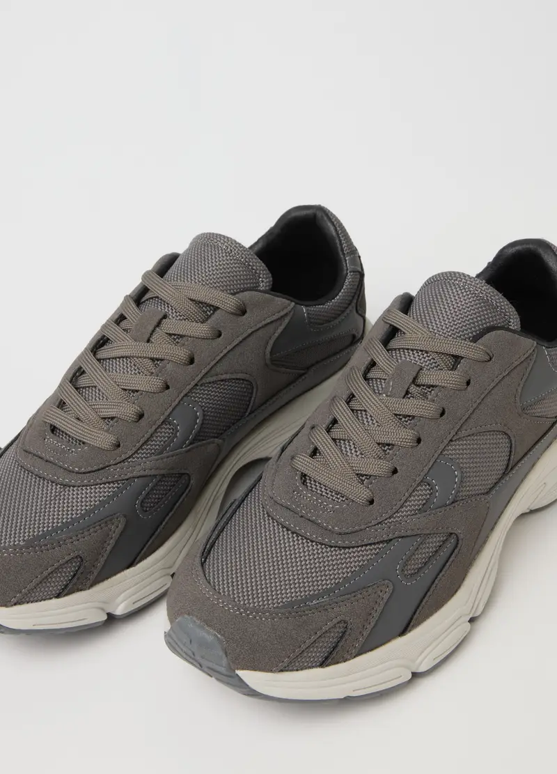 , Sneakers Grigia, Uomo, Multicolor miniatura 2