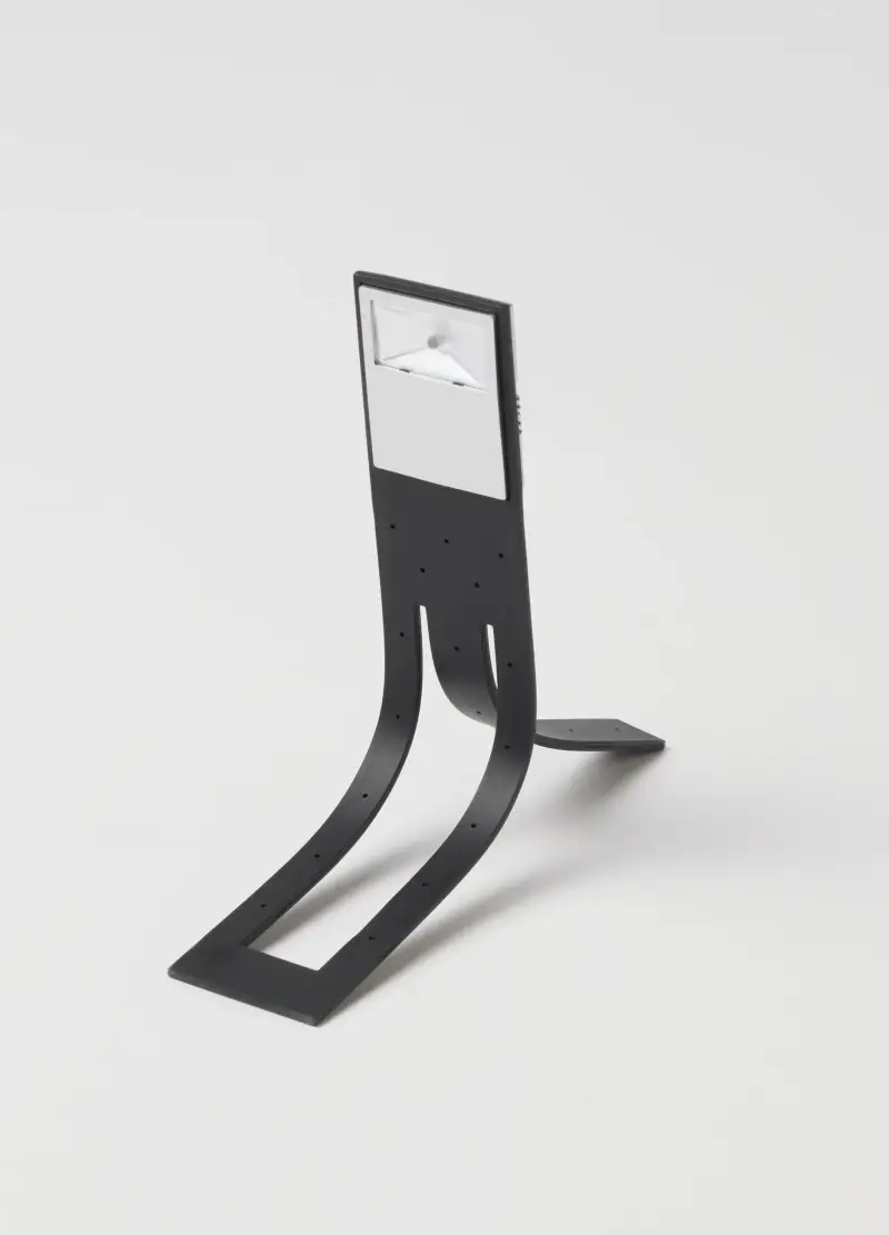 Supporto Per Lettura Nero Con Luce Led, Uomo, Nero miniatura 2