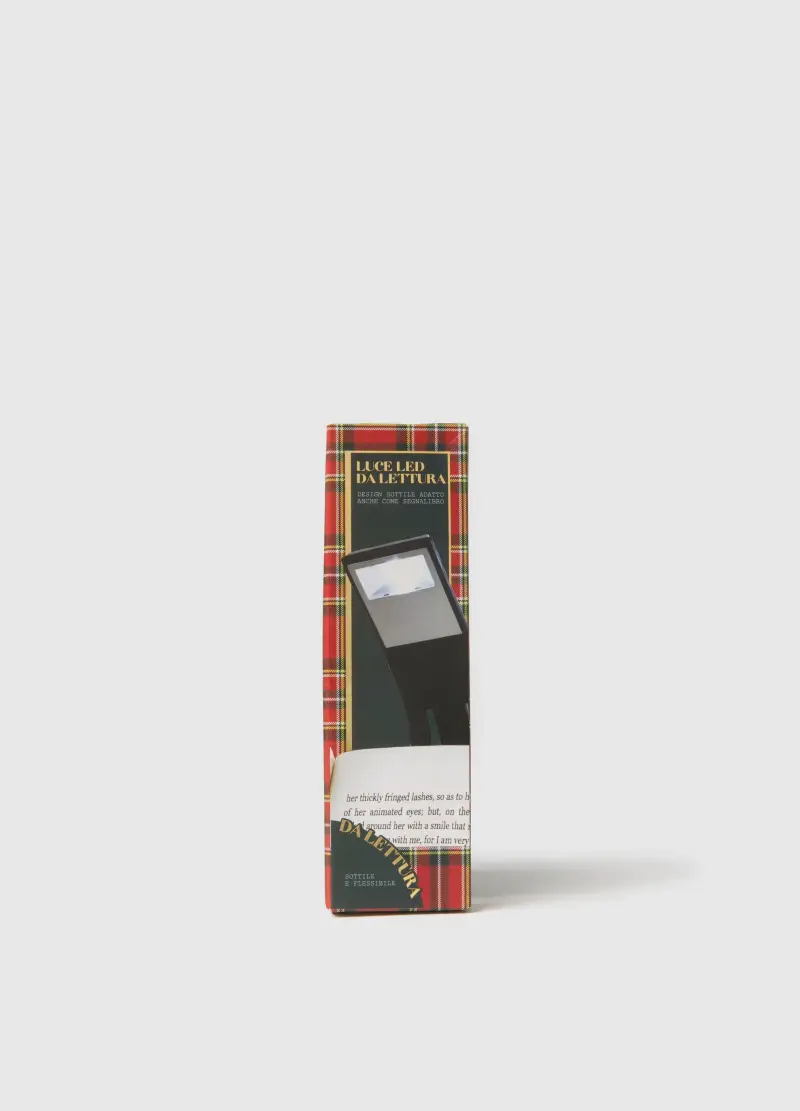 Supporto Per Lettura Nero Con Luce Led, Uomo, Nero