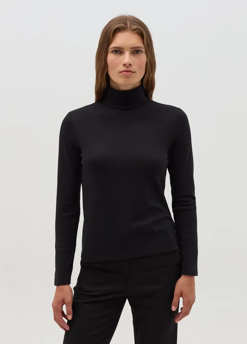 OVS T-shirt Donna Nero 3914938 miniatura 2