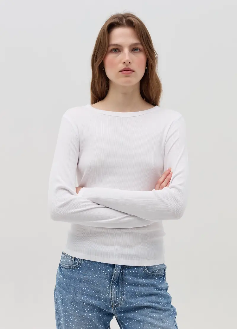 OVS T-shirt Donna Bianco 3898557 miniatura 2