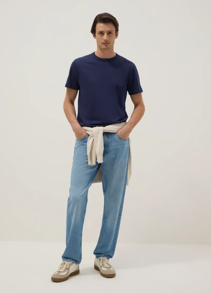 OVS T-shirt Uomo Blu 4320100 miniatura 2