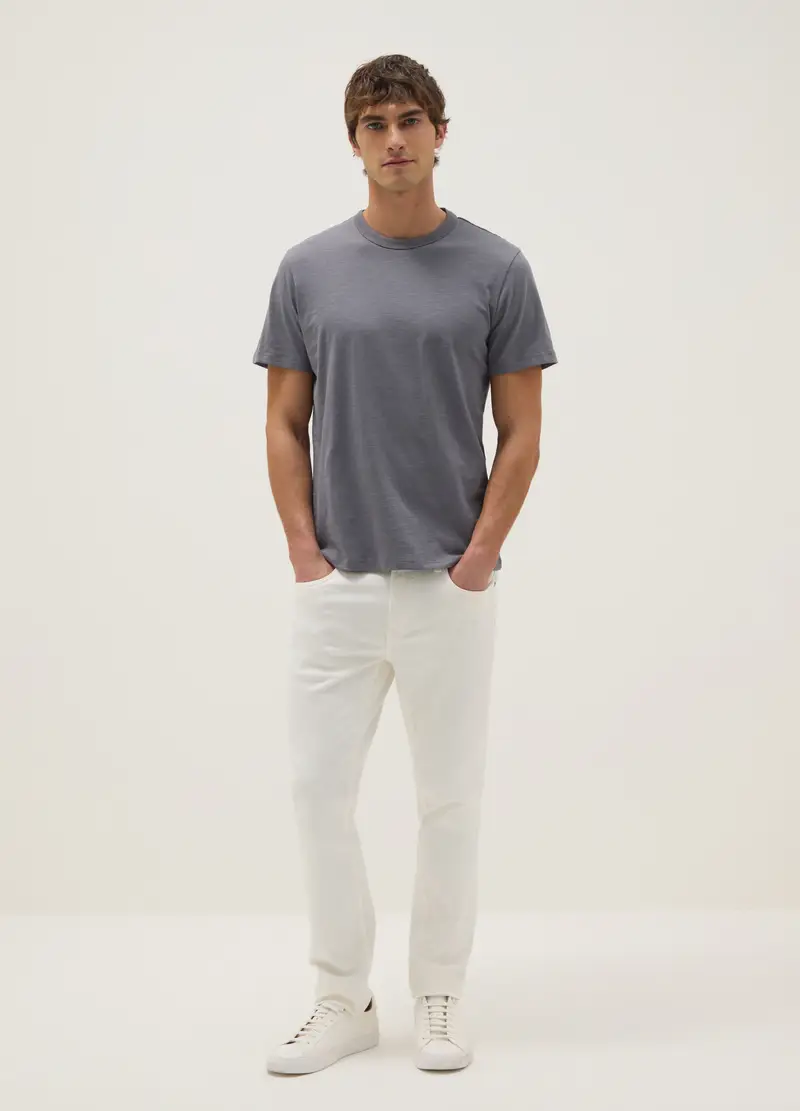 OVS T-shirt Uomo Grigio 4320101 miniatura 2