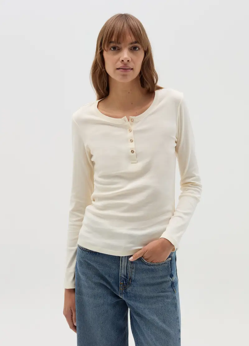 OVS T-shirt Donna Bianco 3530319 miniatura 2