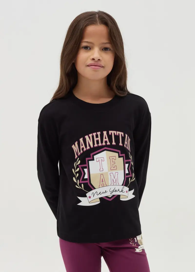 OVS T-shirt Bambina Nero 2735722