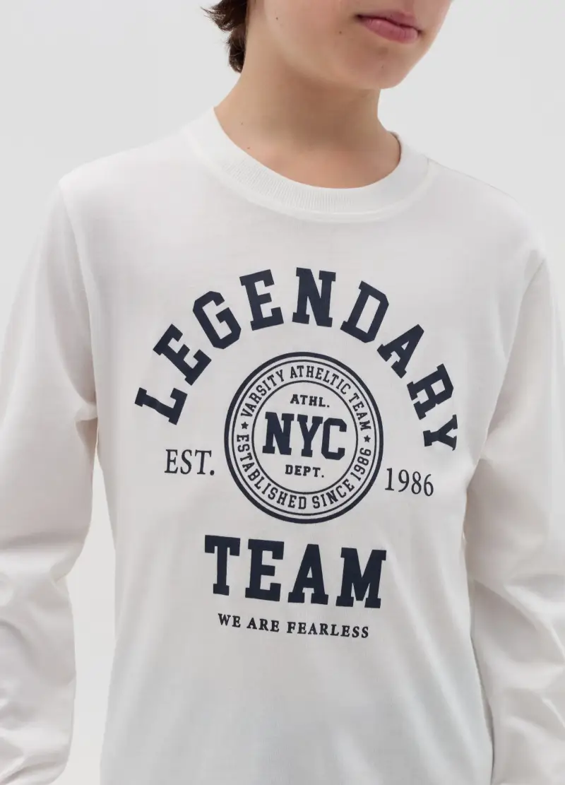 OVS T-shirt Bambino Bianco 2735532 miniatura 3