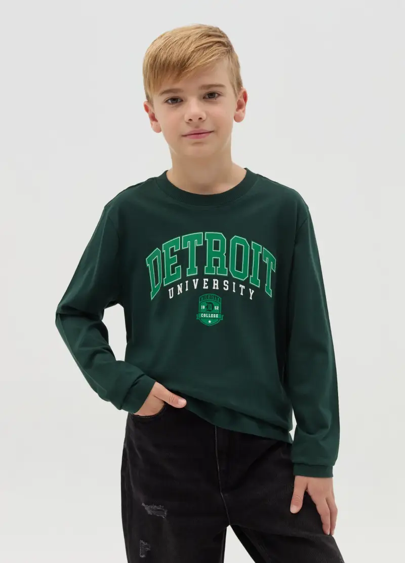 OVS T-shirt Bambino Verde 2735541 miniatura 2