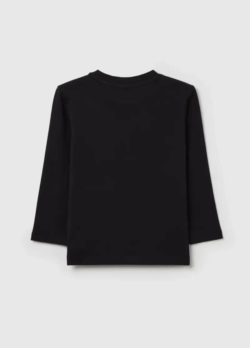 OVS T-shirt Bambino Nero 2735827 miniatura 2