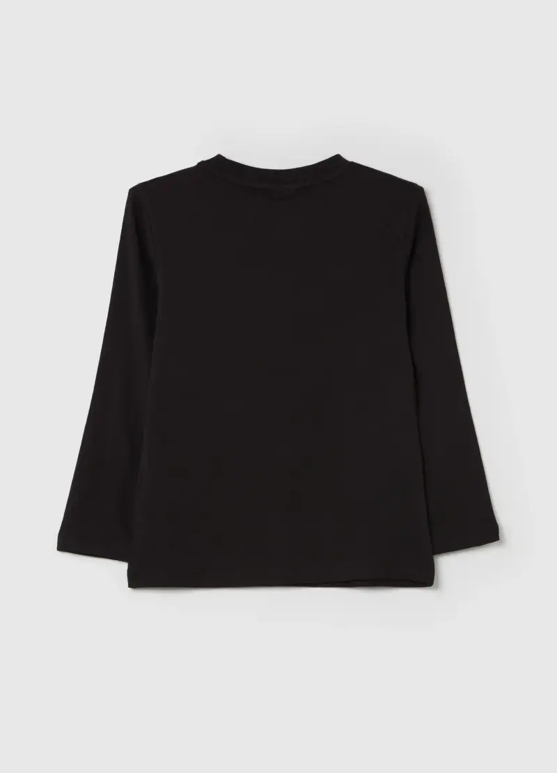 OVS T-shirt Bambino Nero 2735817 miniatura 2