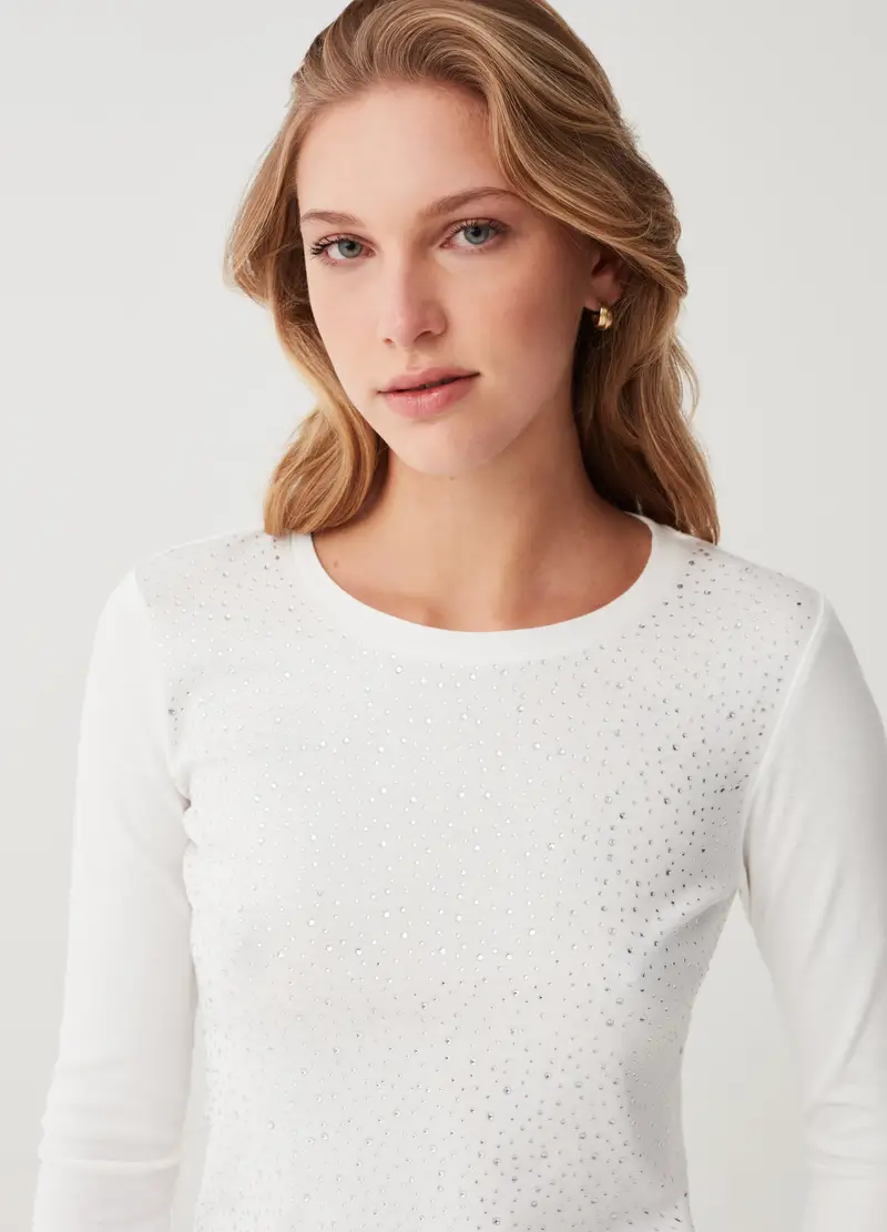 OVS T-shirt Donna Bianco 3914778 miniatura 2