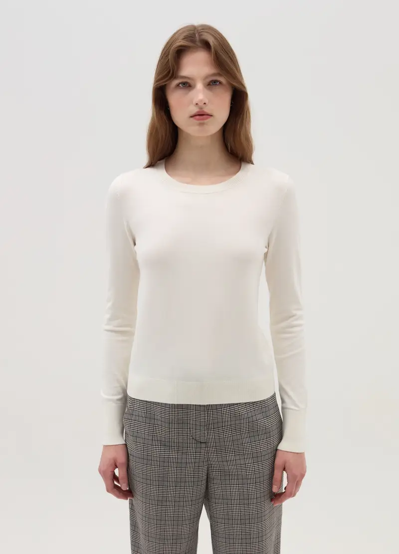 OVS T-shirt Donna Bianco 4121966 miniatura 2