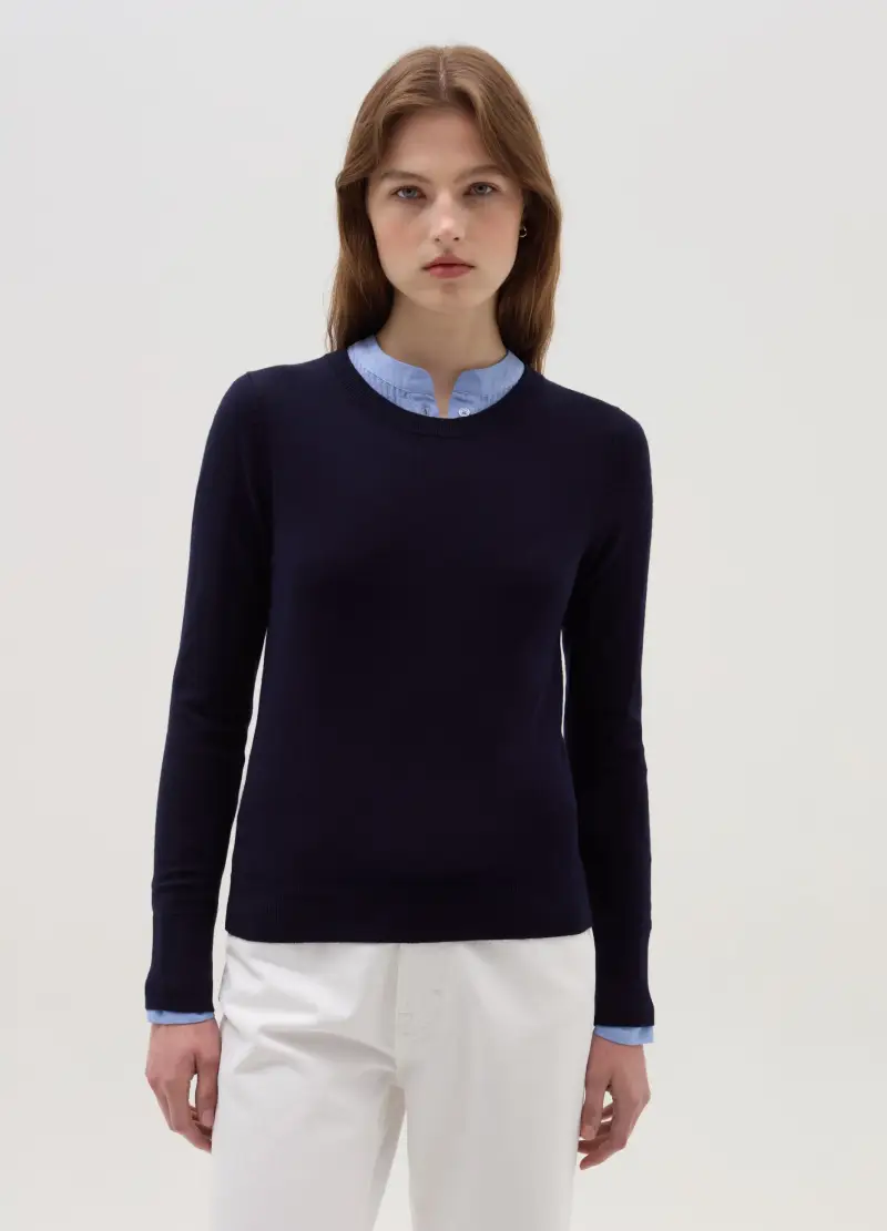 OVS T-shirt Donna Blu 4169327 miniatura 2