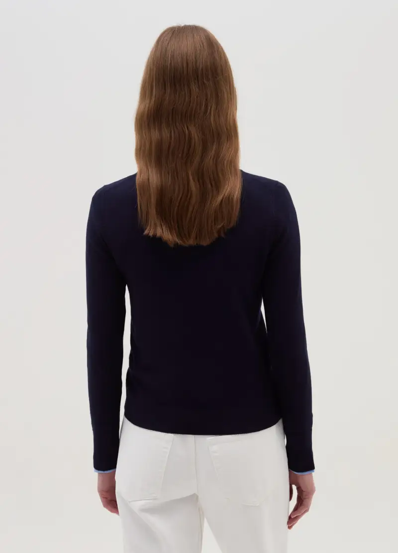 OVS T-shirt Donna Blu 4169327 miniatura 3