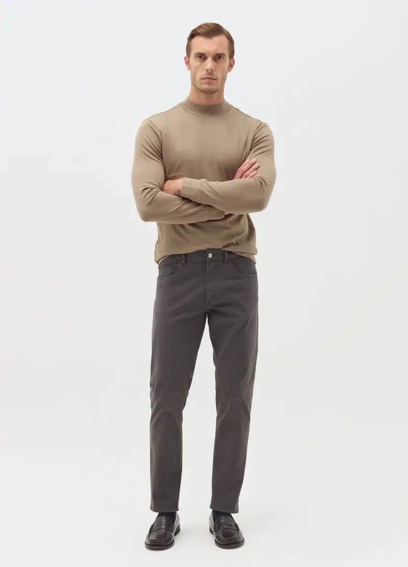 OVS T-shirt Uomo Marrone 4306928 miniatura 2