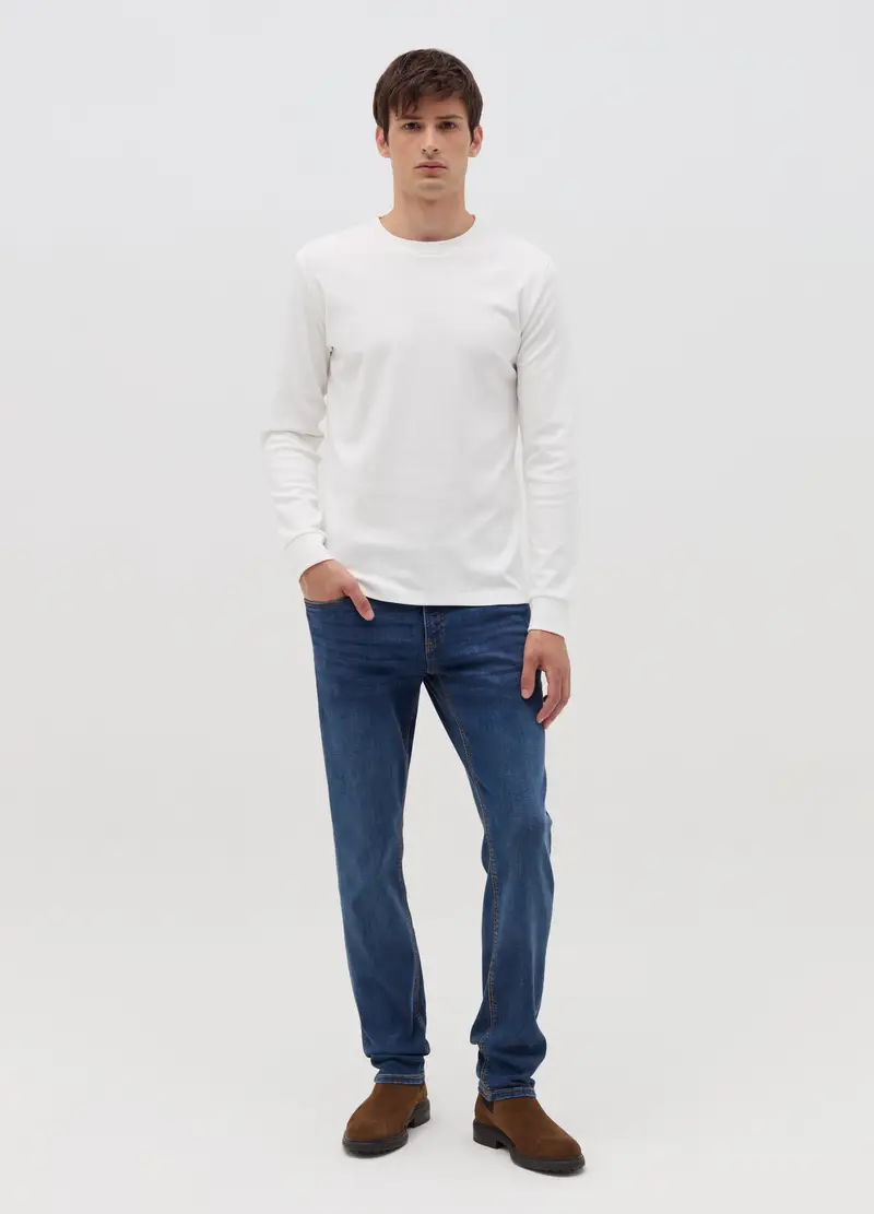 OVS T-shirt Uomo Bianco 4306750 miniatura 3