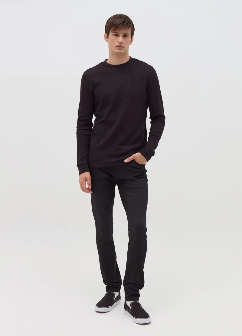 OVS T-shirt Uomo Nero 4152598 miniatura 2