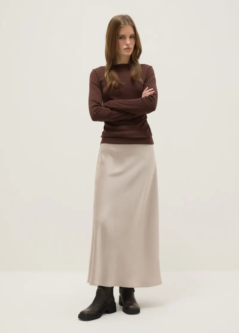 OVS T-shirt Donna Marrone 4154685 miniatura 2