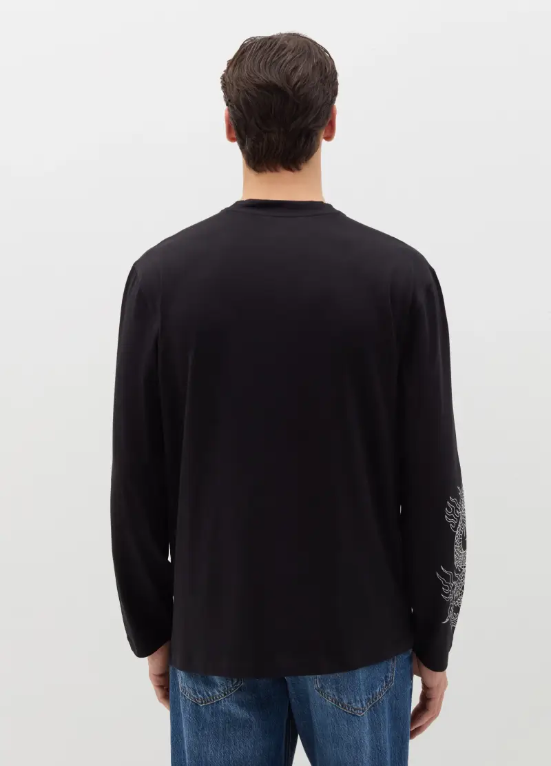 OVS T-shirt Uomo Nero 2736486 miniatura 2