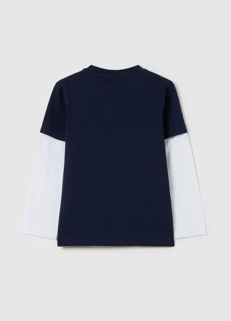 OVS T-shirt Bambino Denim 2735326 miniatura 2