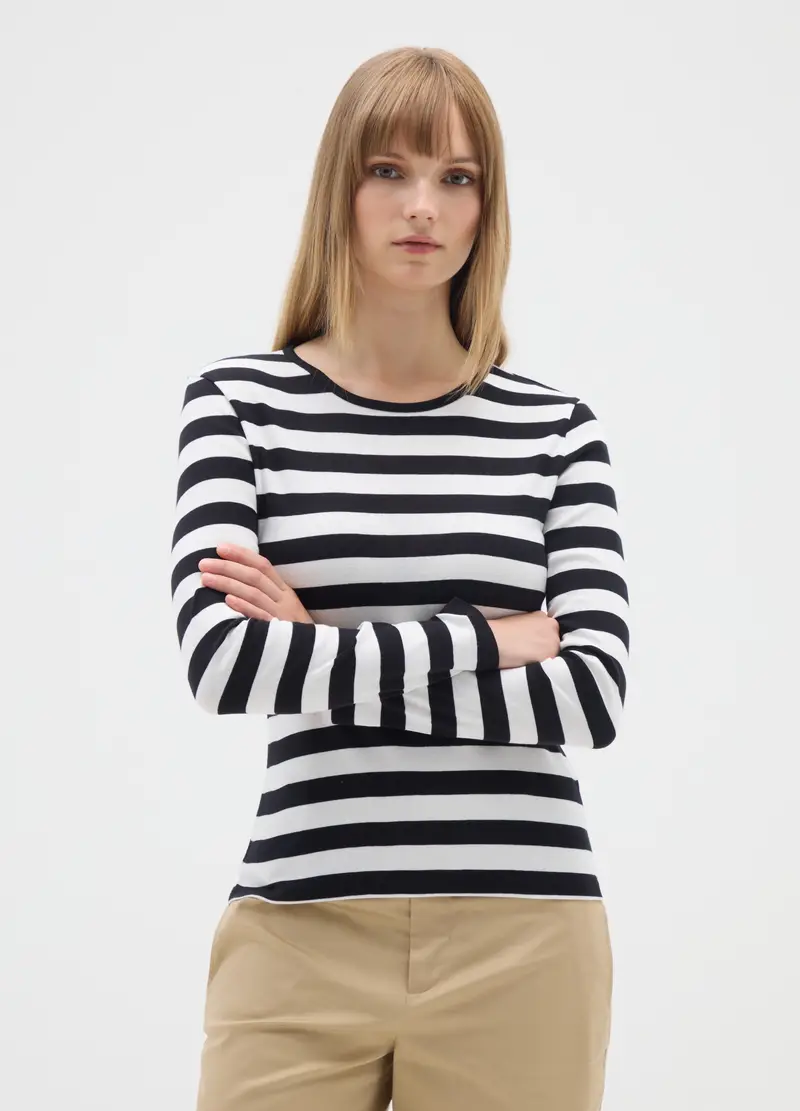 OVS T-shirt Donna Nero 4153284 miniatura 2