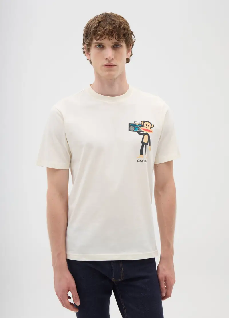 OVS MARCHIO FORNITORE T-shirt Uomo Beige 1964756