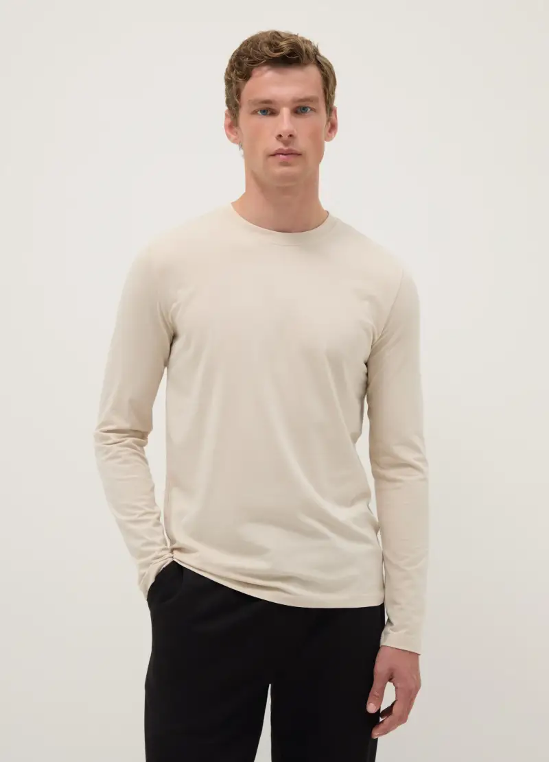 OVS T-shirt Uomo Beige 3989532