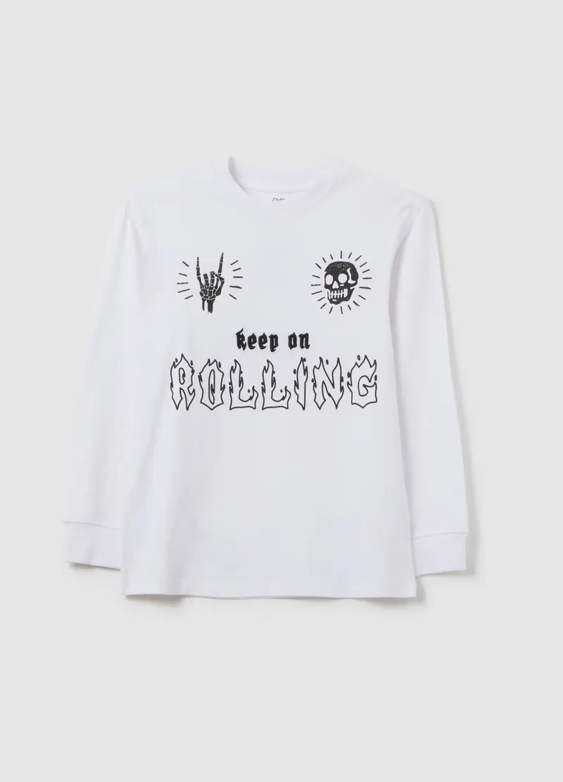 OVS T-shirt Bambino Bianco 1964848