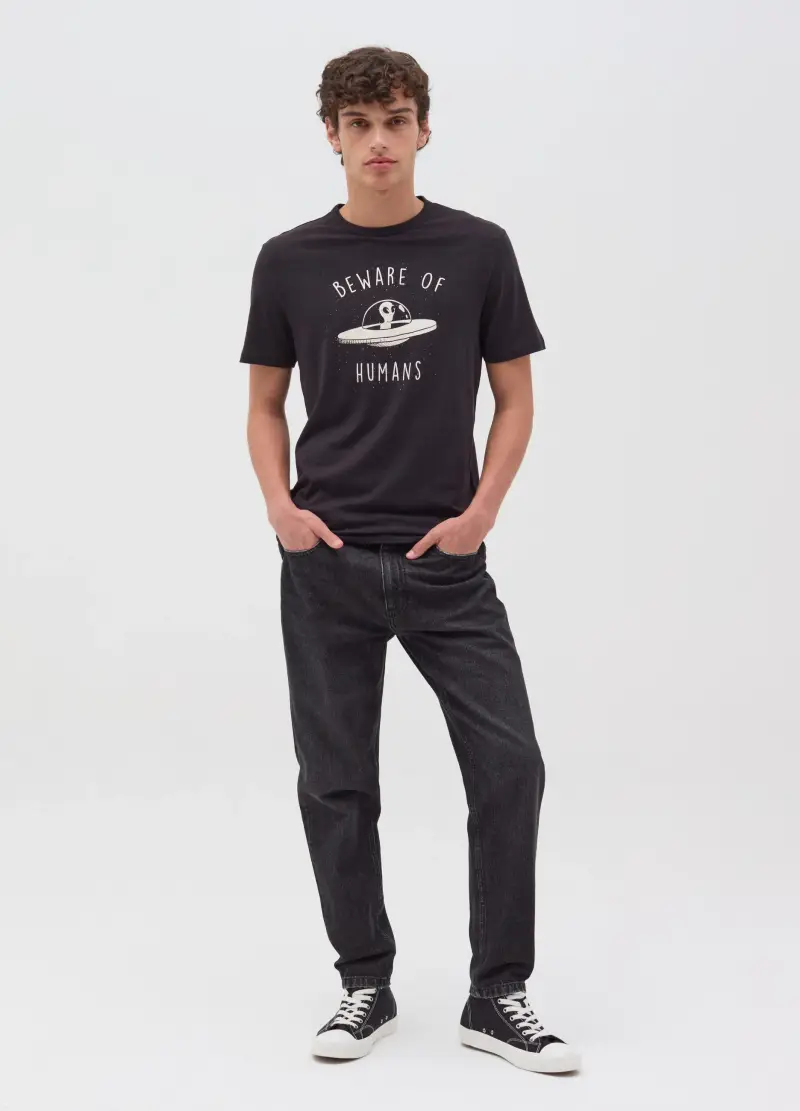 OVS T-shirt Uomo Nero 3960796