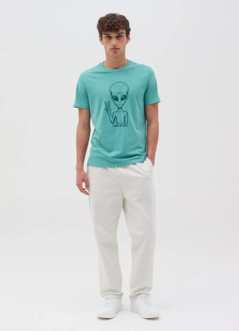 OVS T-shirt Uomo Azzurro 3922660