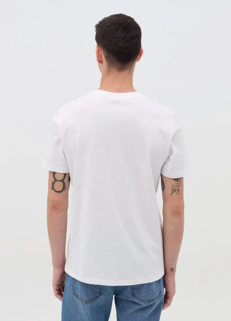 OVS T-shirt Uomo Bianco 4306688 miniatura 3