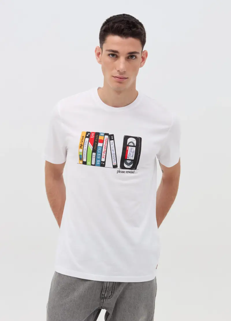 OVS T-shirt Uomo Bianco 4103089