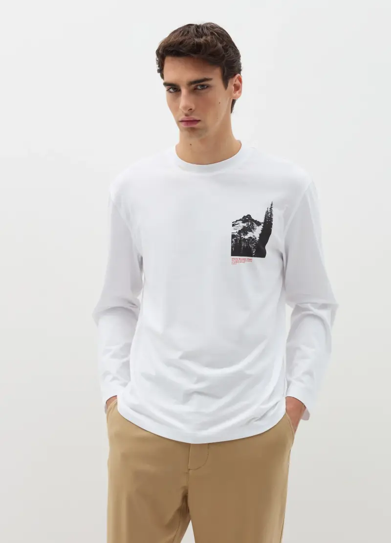 OVS T-shirt Uomo Bianco 2736485 miniatura 2