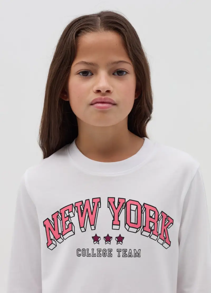 OVS T-shirt Bambina Bianco 2735719 miniatura 3