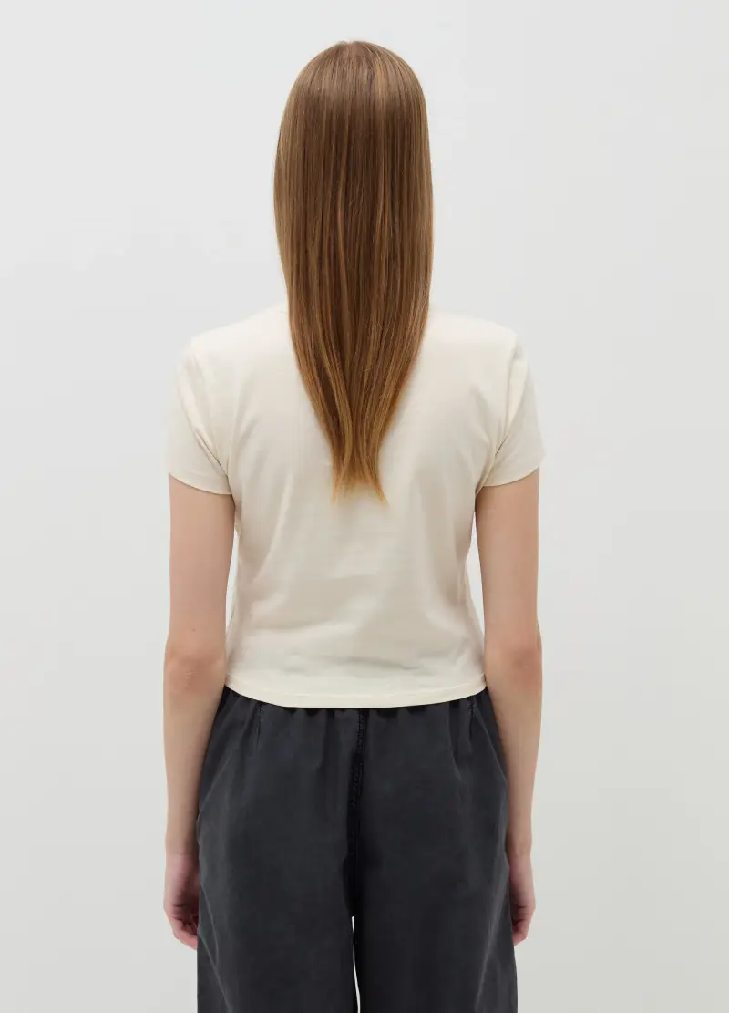 OVS T-shirt Donna Bianco 2615624 miniatura 3