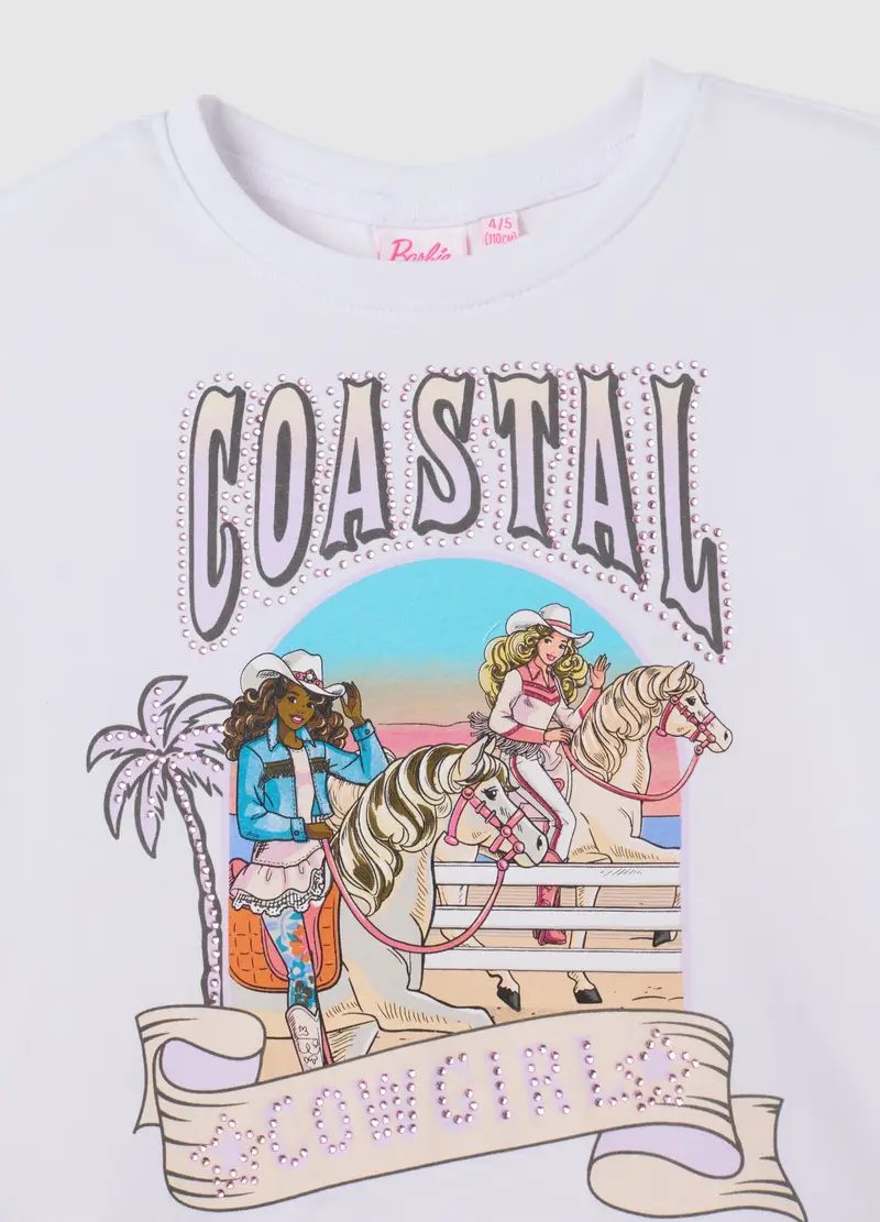 OVS T-shirt Bambina Bianco 990804 miniatura 2